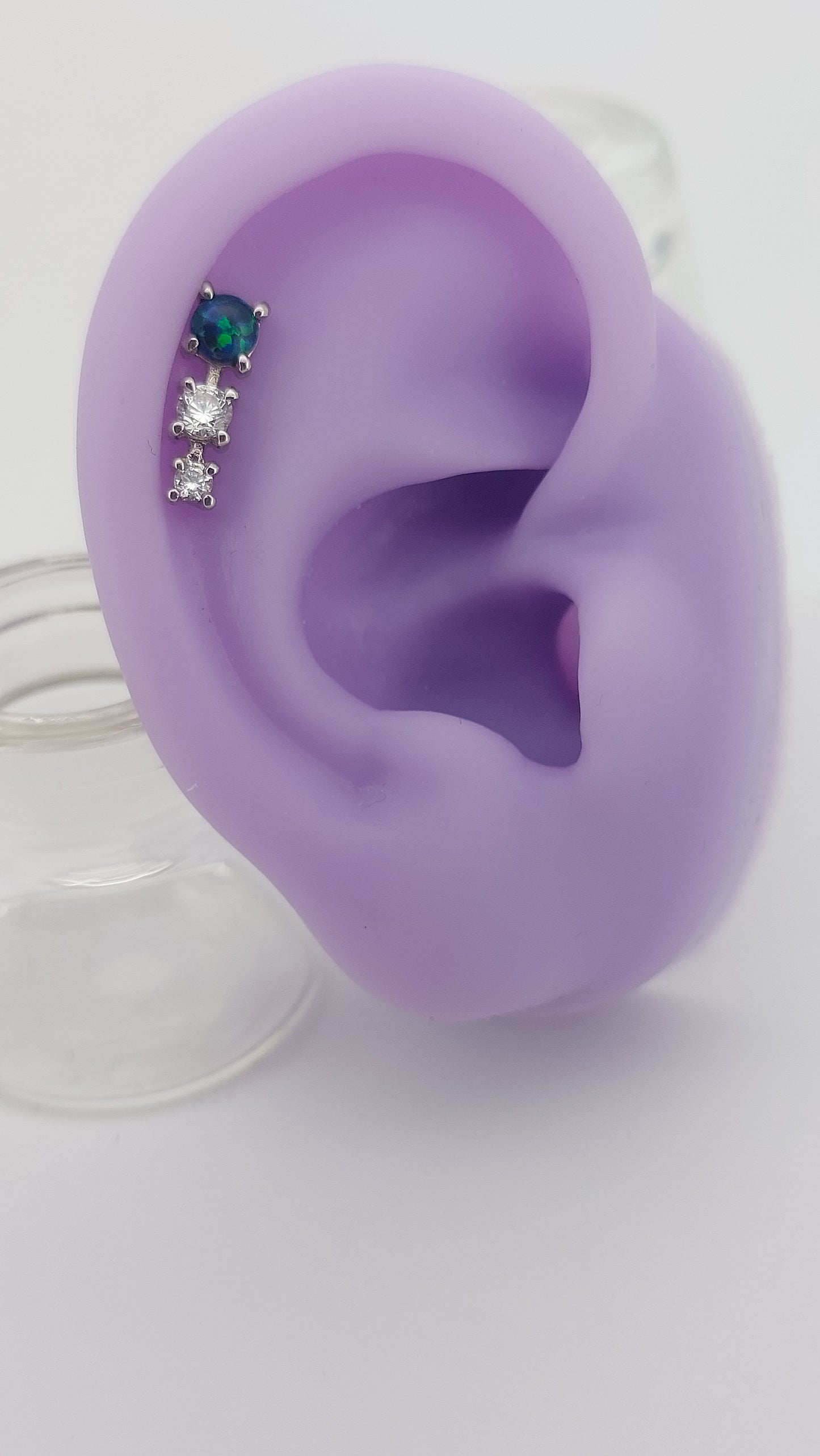 3 Drop Opal Helix Bar