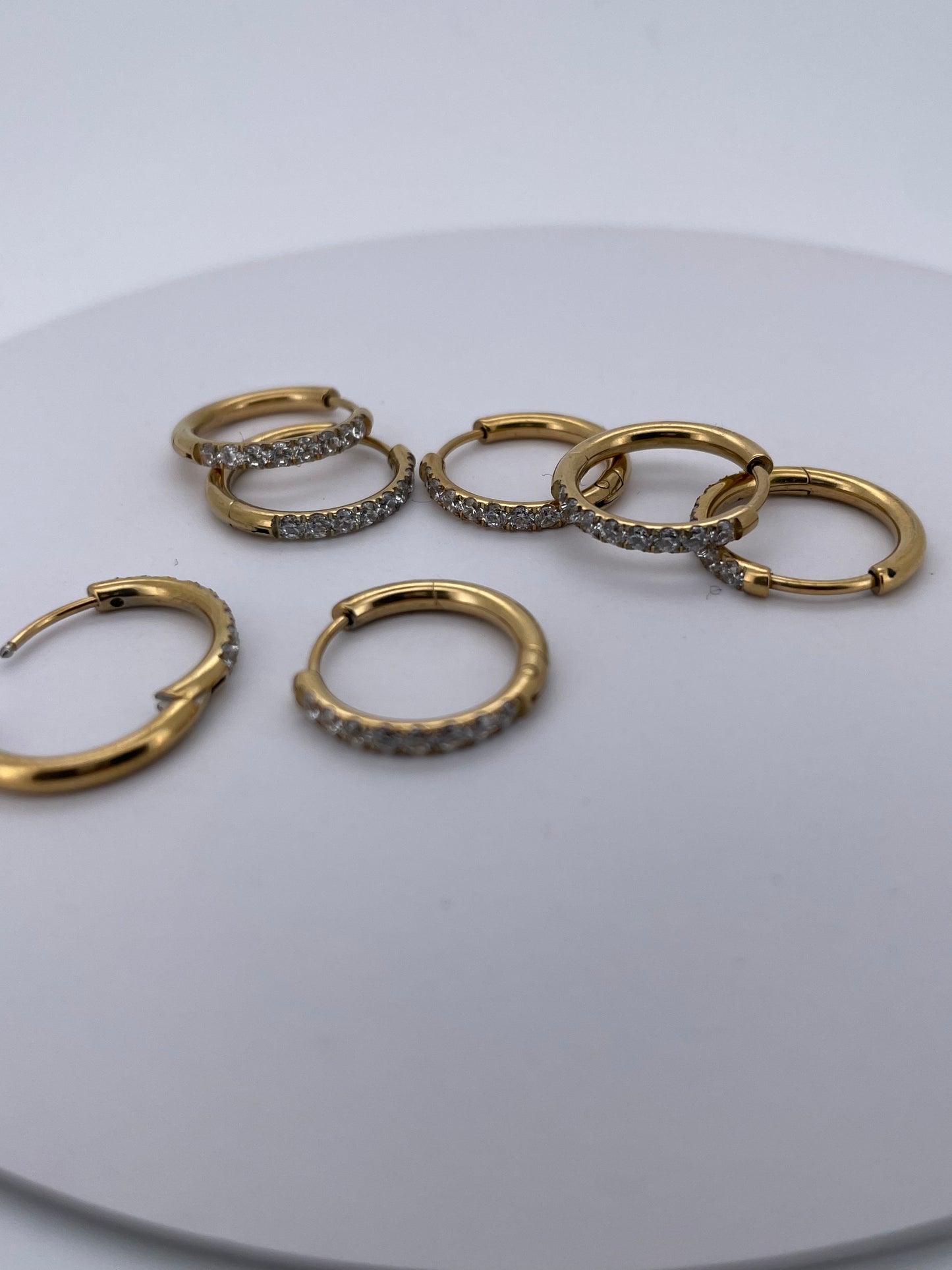PVD Gold Earring