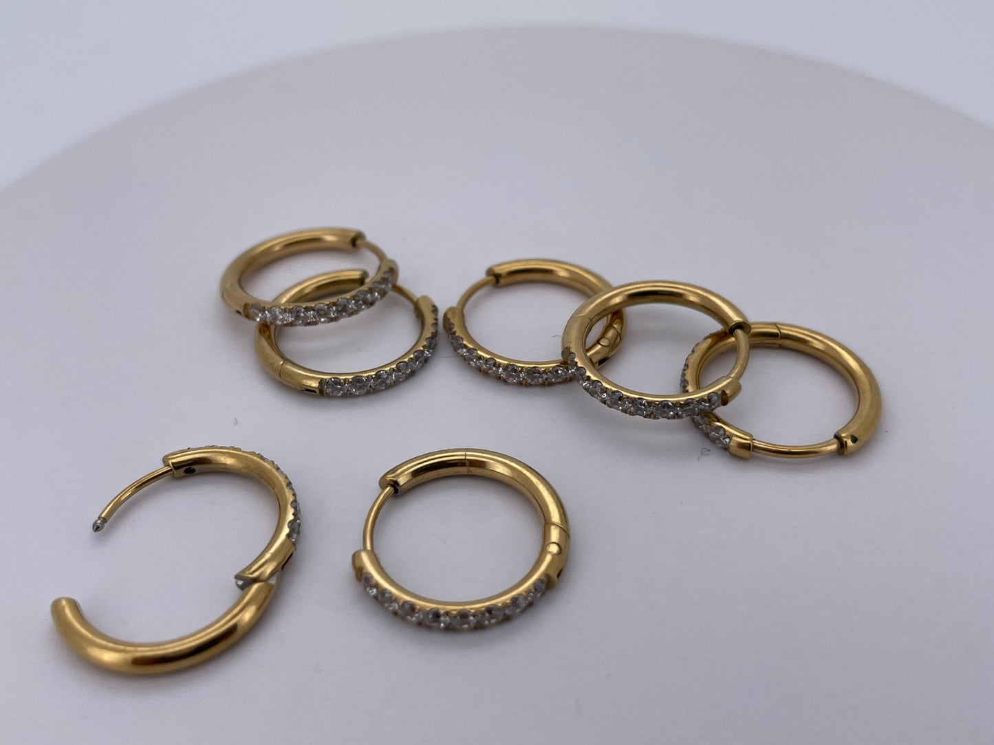PVD Gold Earring