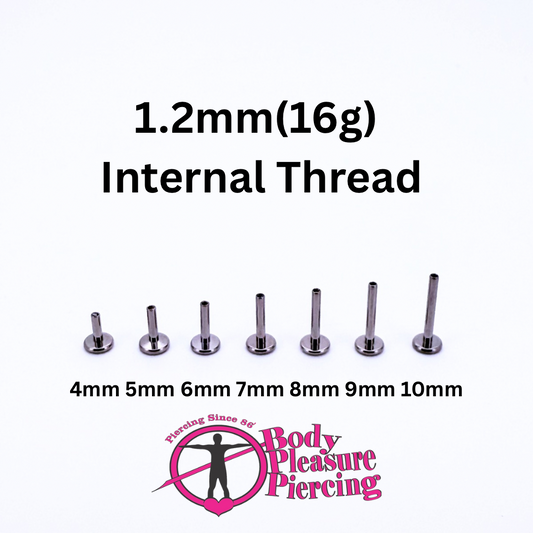 Ti Internal Thread Studs 1.2mm(16g)