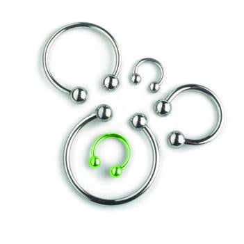 Titanium External Thread Circular Barbell 1.2mm(16g)