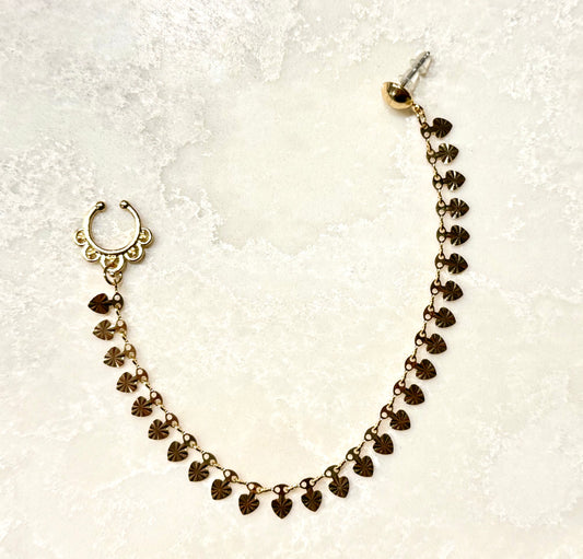 Heart ear-to-septum Chain