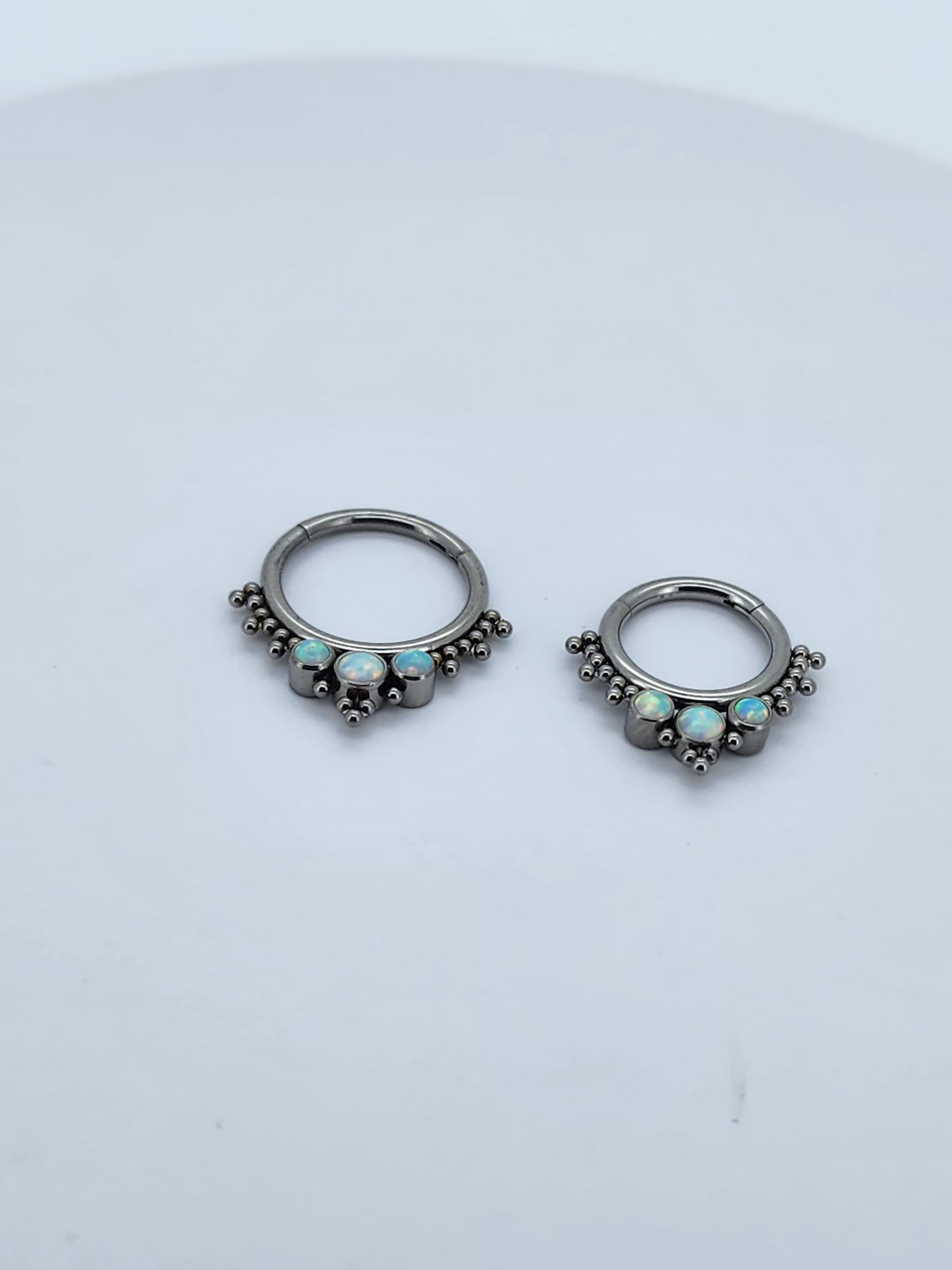 Natasha Opal Hinged Ring