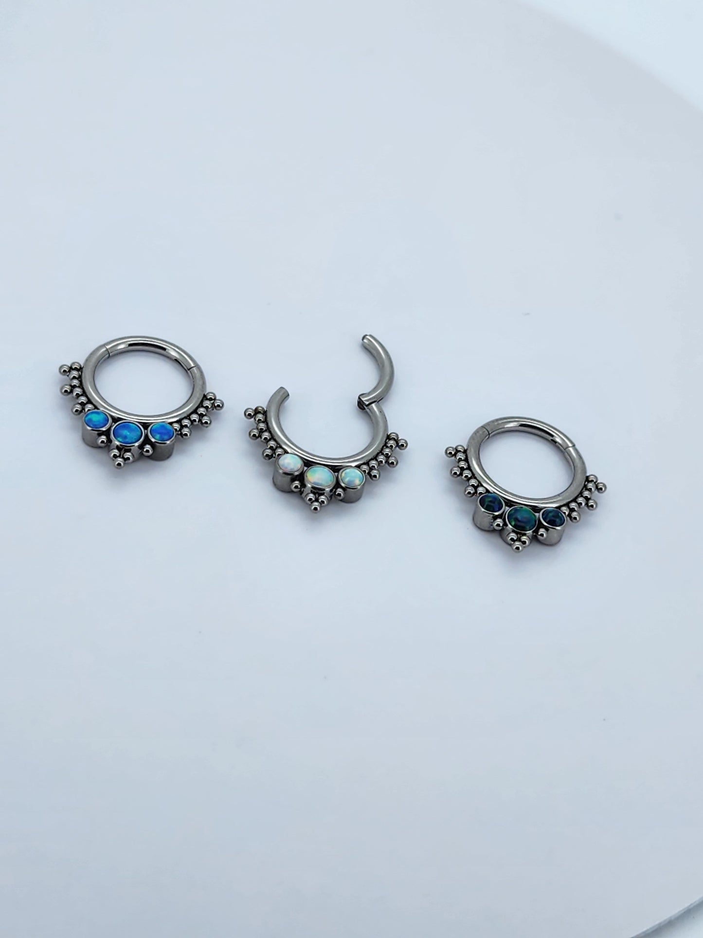 Natasha Opal Hinged Ring