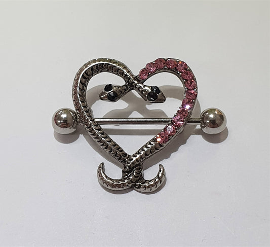 Snake Heart Nipple Shield