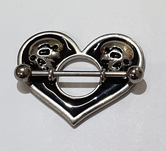 Black Heart Nipple Shield