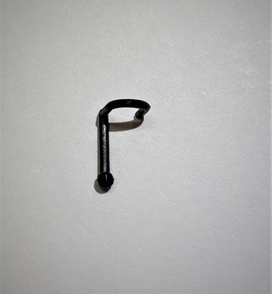 Black Bioplast Nose Screw - 2 styles