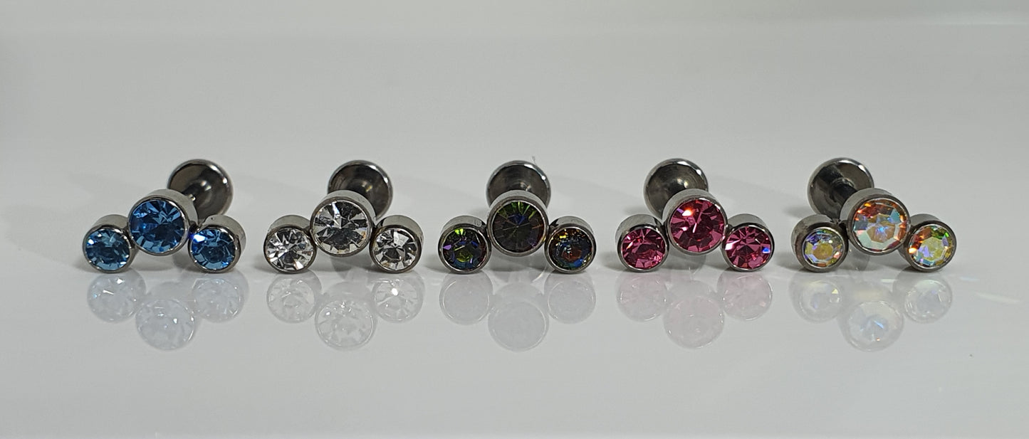 Titanium Helix Triplet