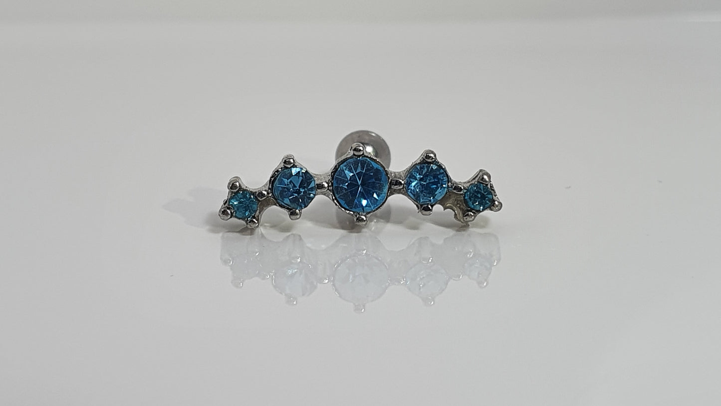 5 Gem Helix Bars