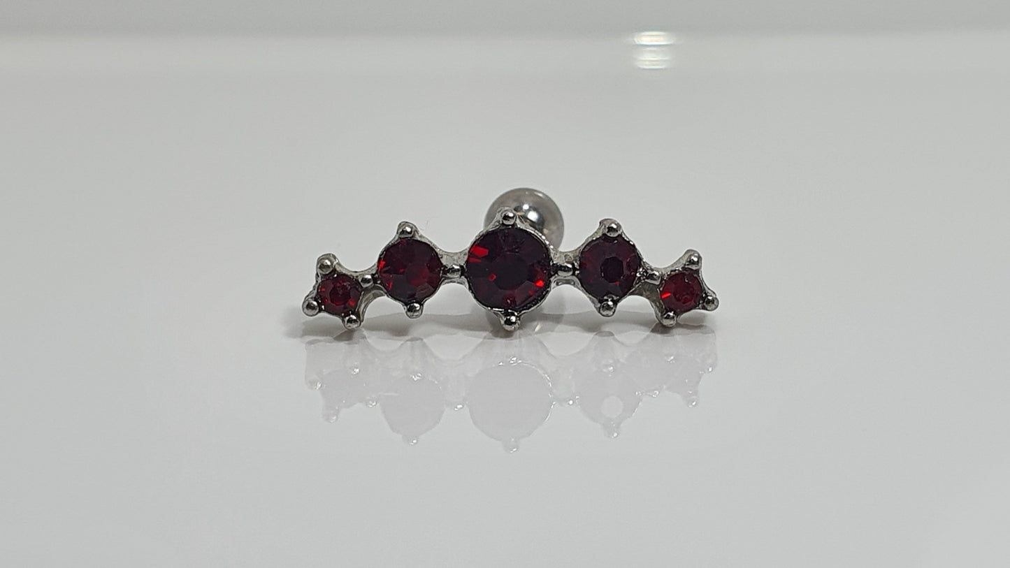5 Gem Helix Bars