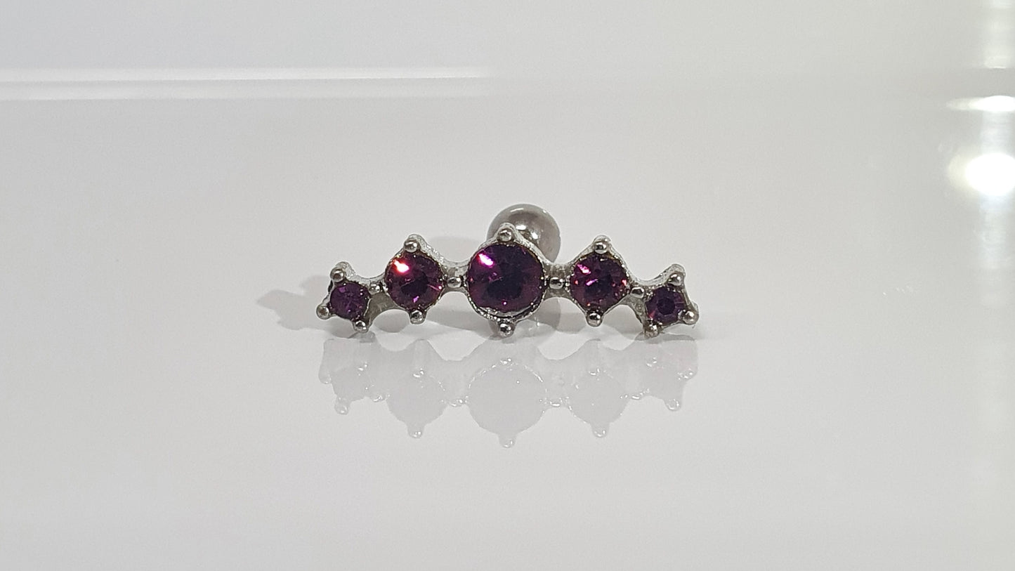 5 Gem Helix Bars