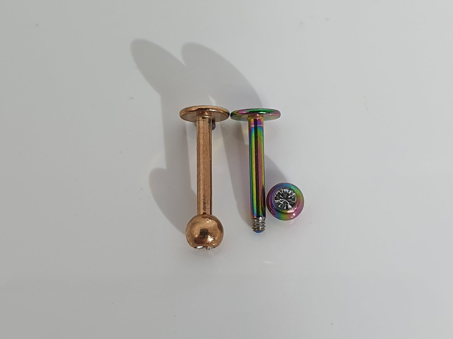 Crystal Top Labret Stud 1.2mm(16g)