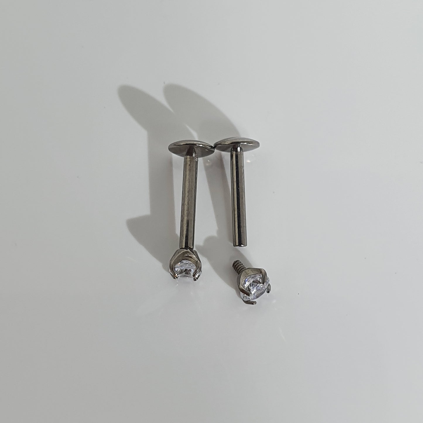 Titanium Crystal Labret Stud