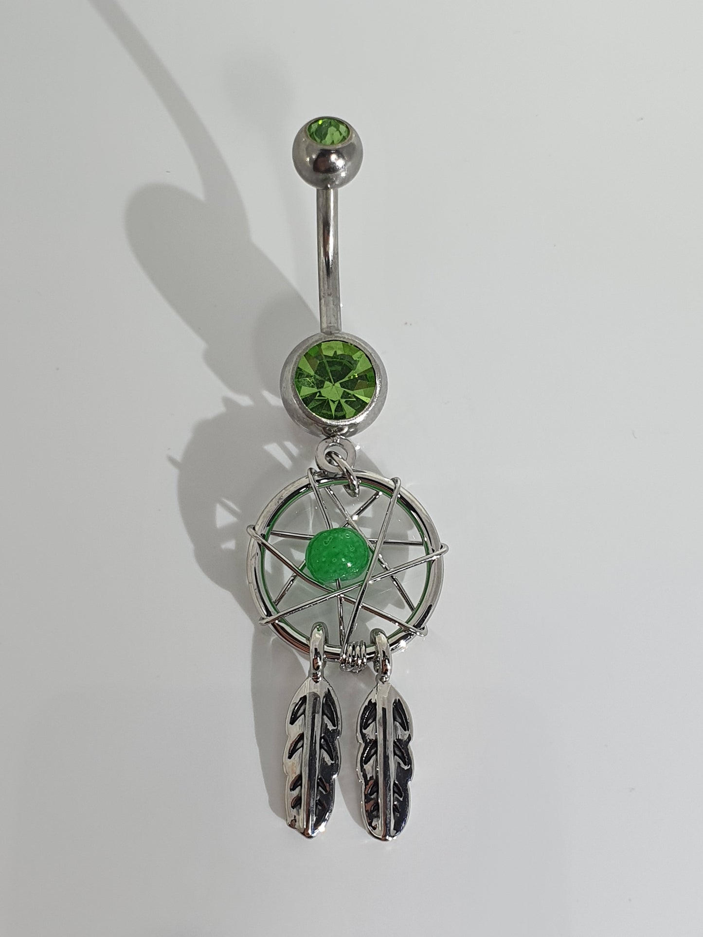 Dream Catcher Jewelled Navel Stud