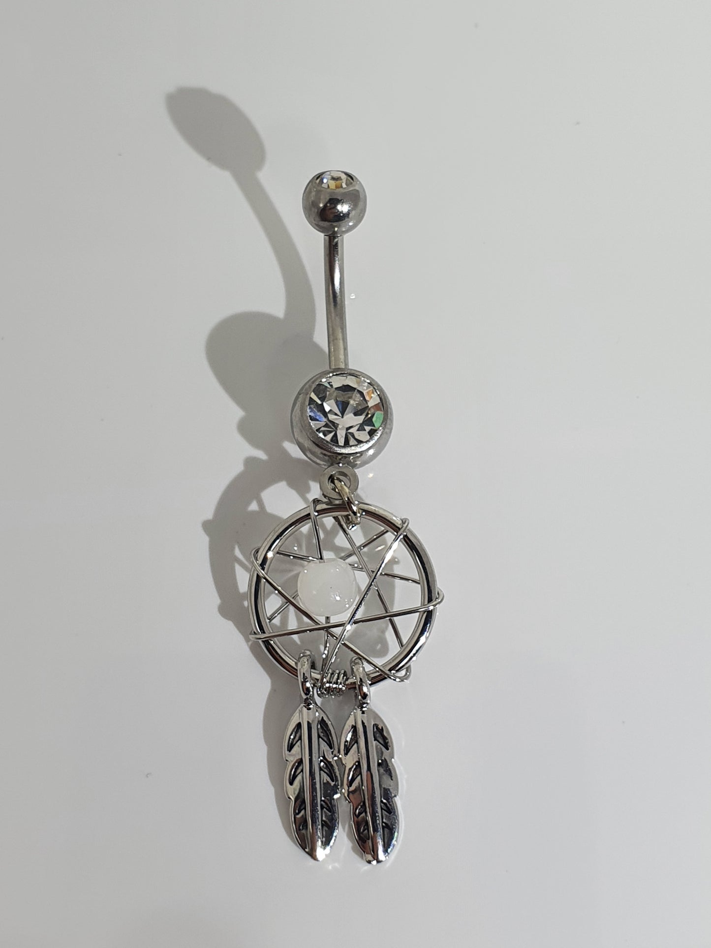 Dream Catcher Jewelled Navel Stud