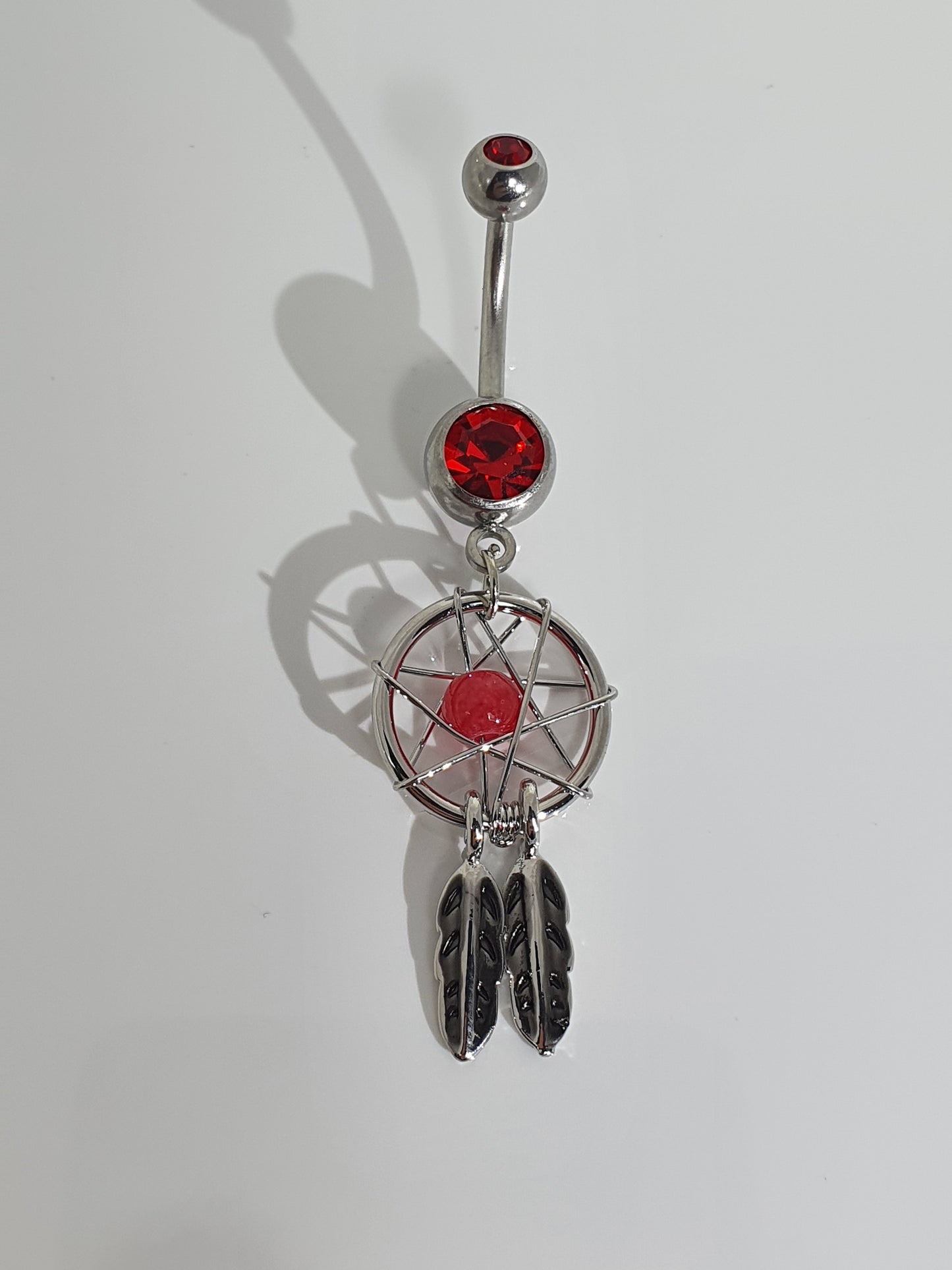 Dream Catcher Jewelled Navel Stud
