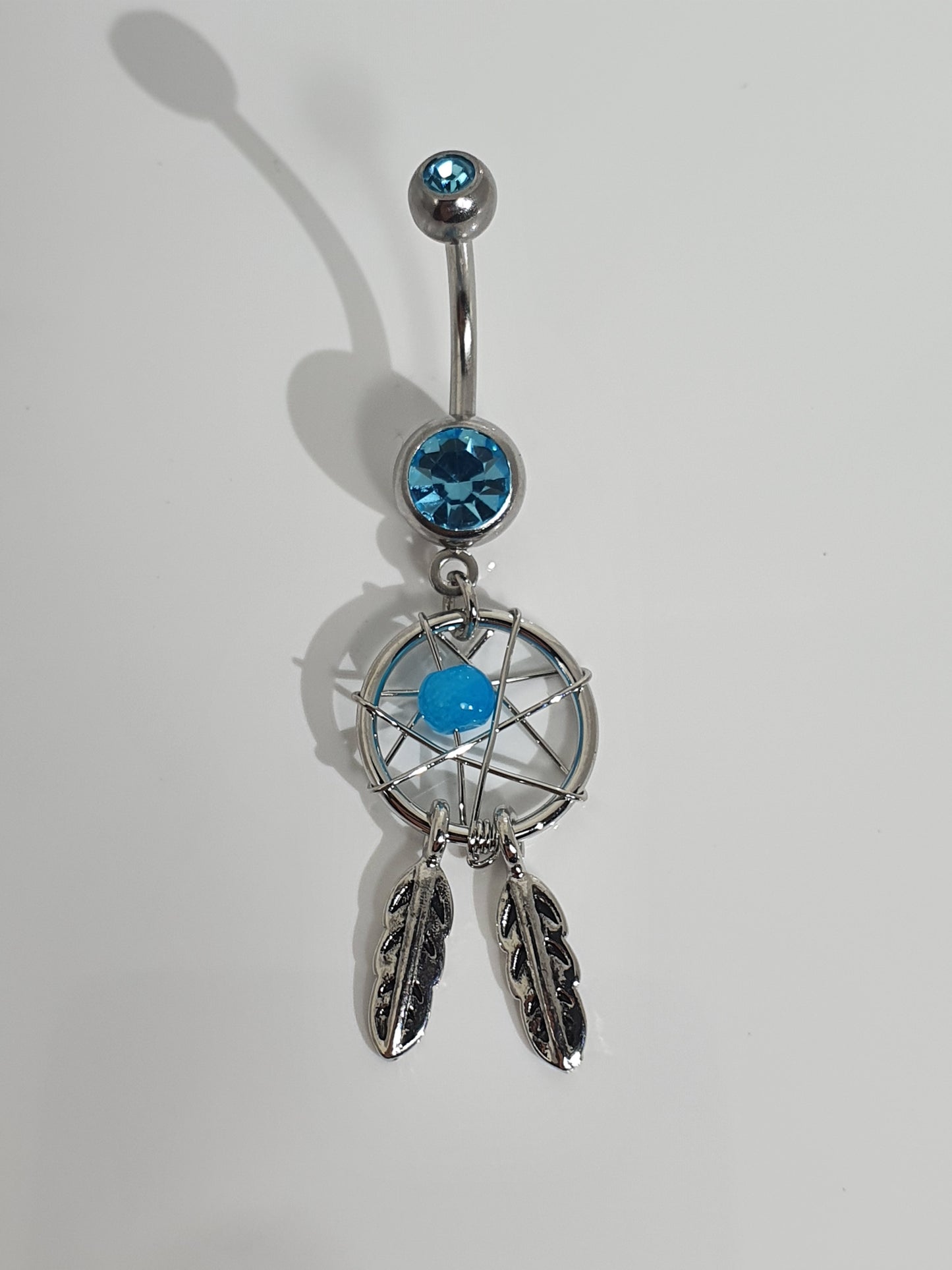 Dream Catcher Jewelled Navel Stud