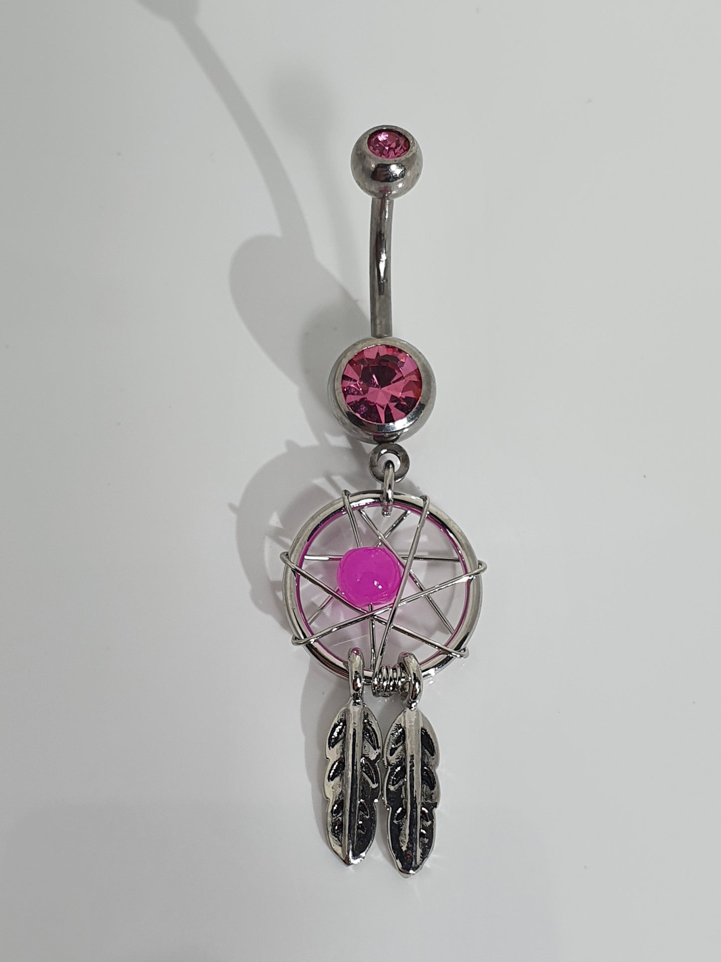 Dream Catcher Jewelled Navel Stud