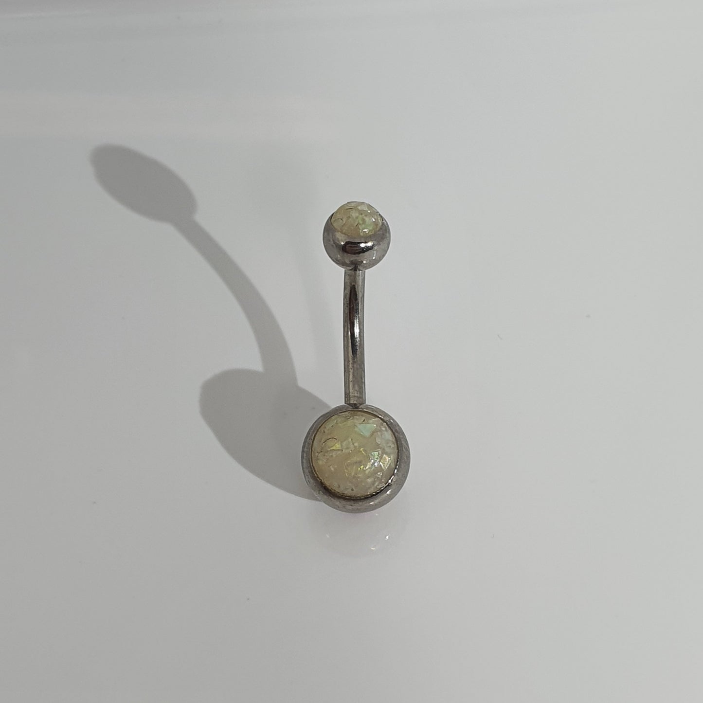 Opal Jewelled Navel Stud