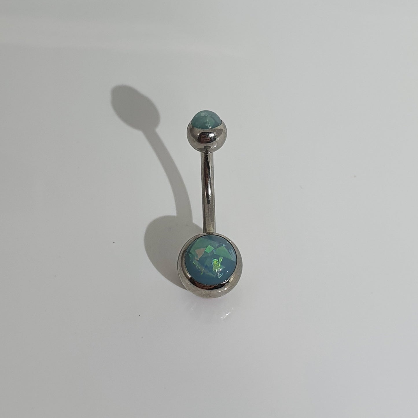 Opal Jewelled Navel Stud
