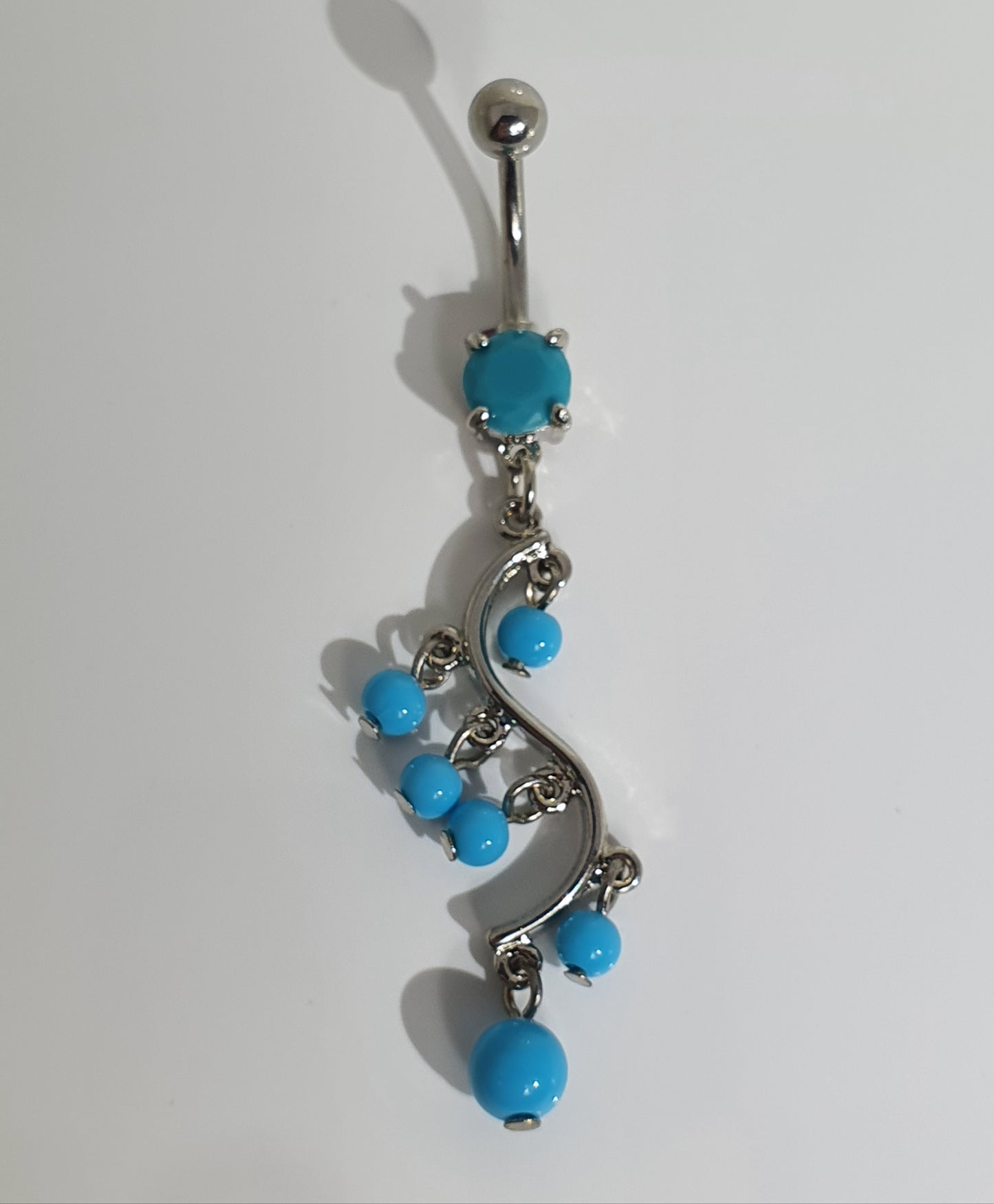 Turquoise Jewelled Navel Bar - various styles available