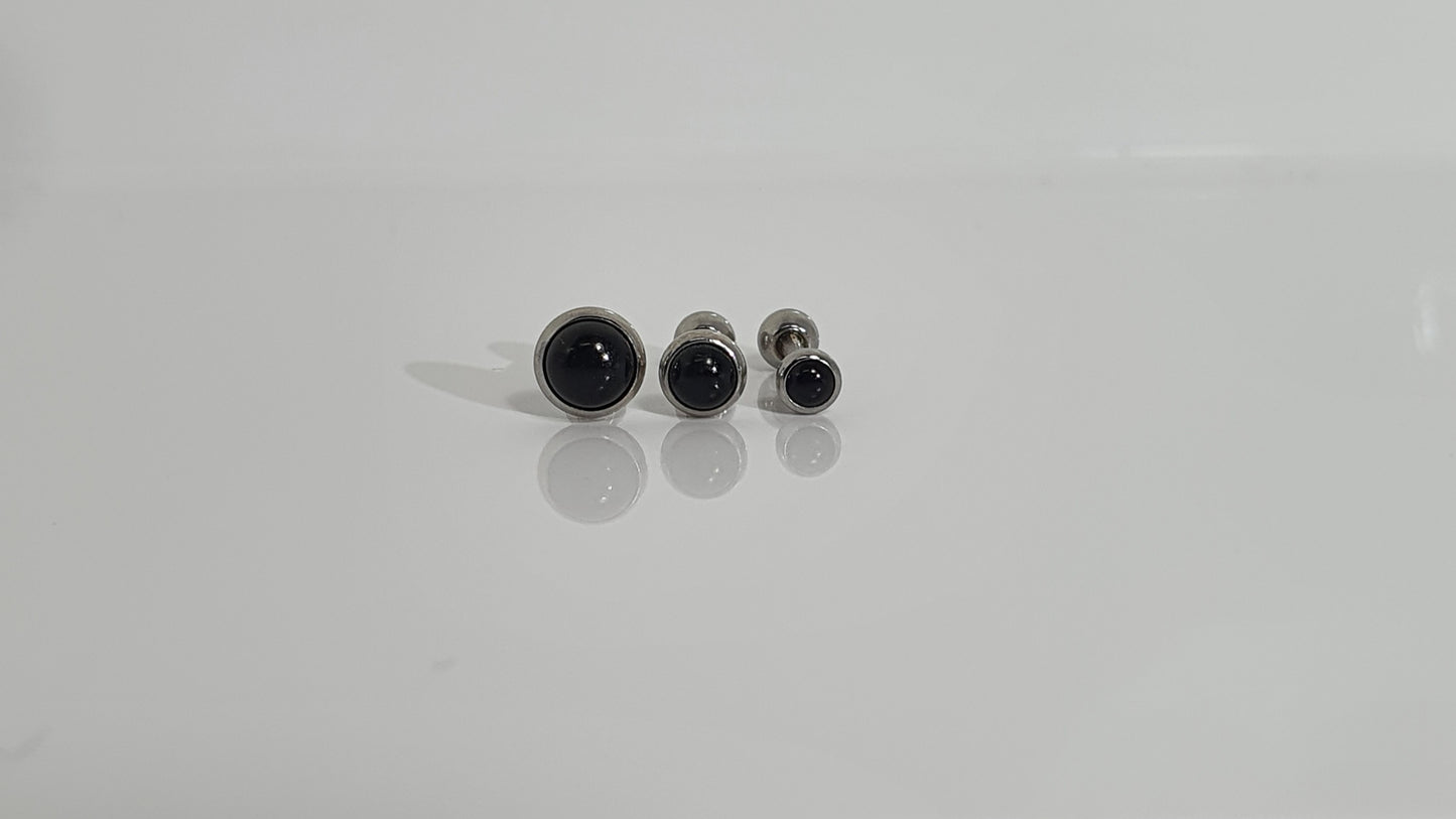 Helix Bar with Stone