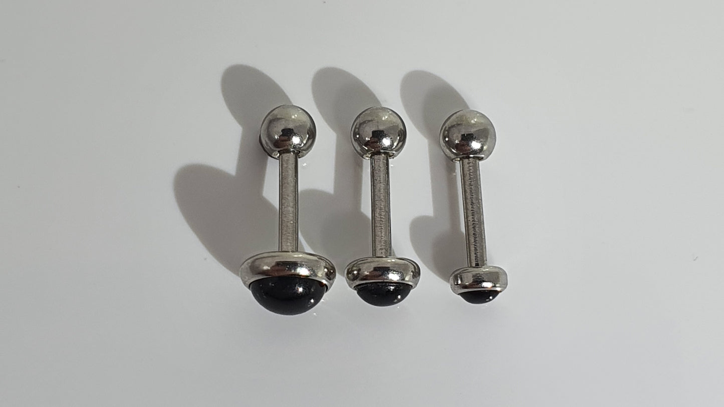 Helix Bar with Stone