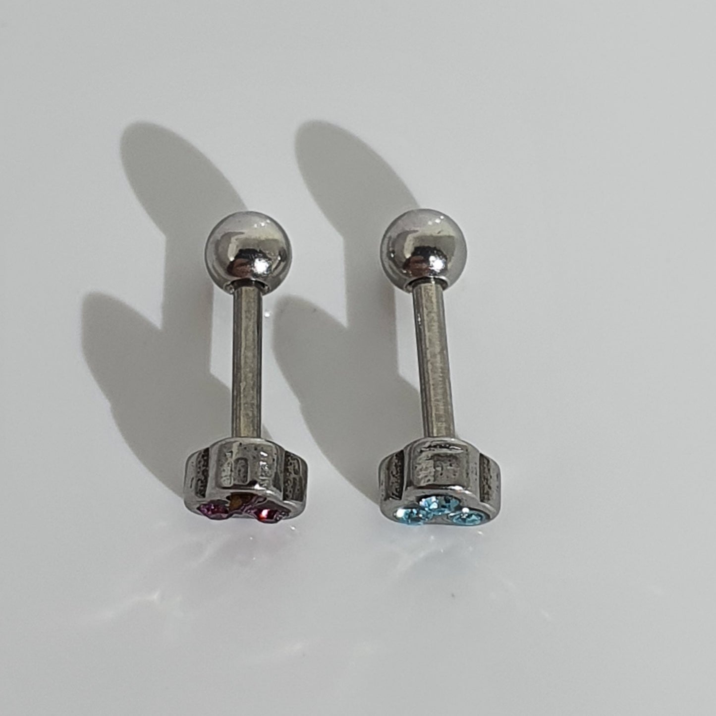 Jewelled Triangle Helix Bar 1.2mm(16g)