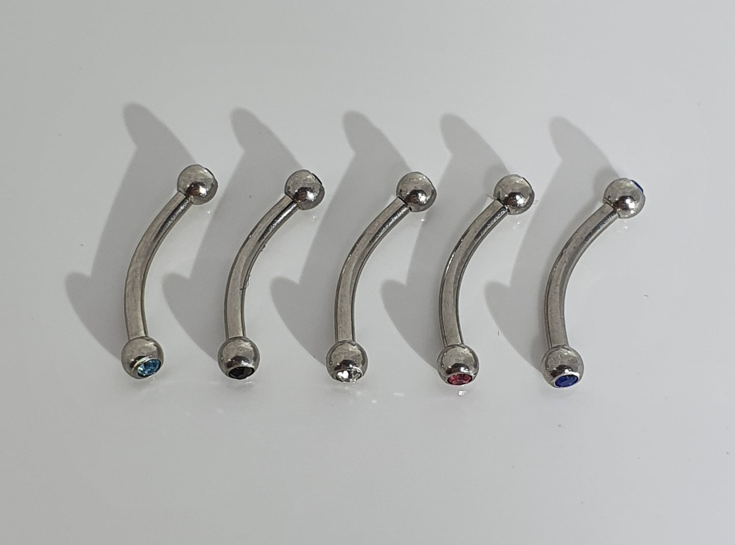 Jewel Ended Curved Barbell