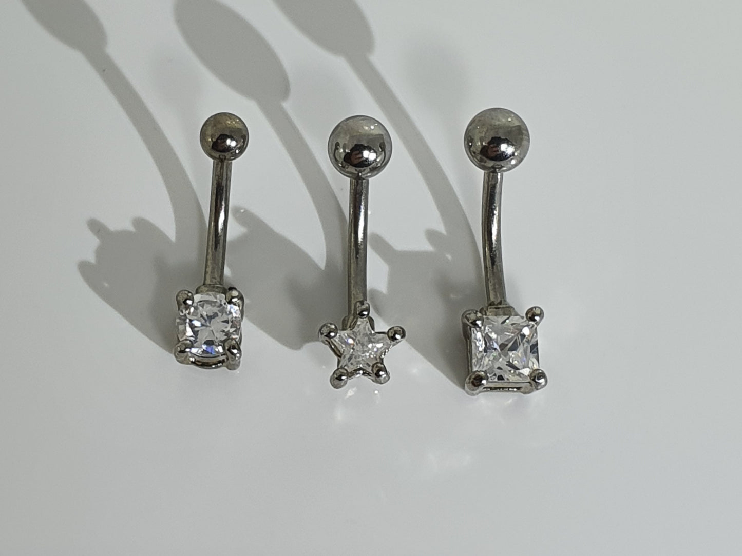 Shaped Crystal Curved Barbell