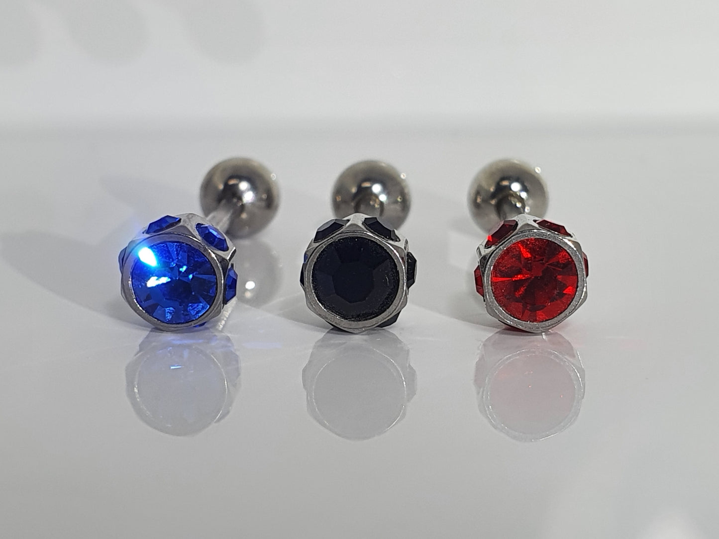 Multi-Jewelled Tongue Barbell