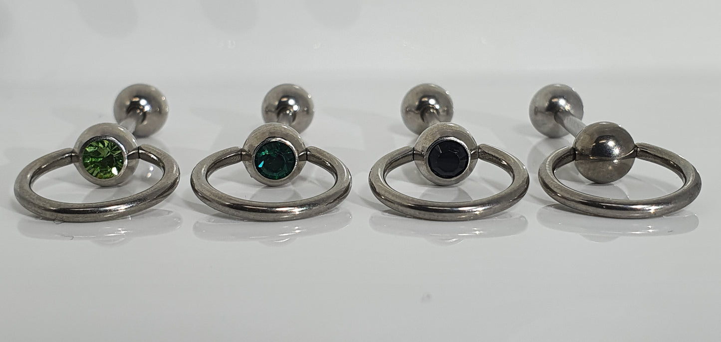 Slave Ring Tongue Barbell