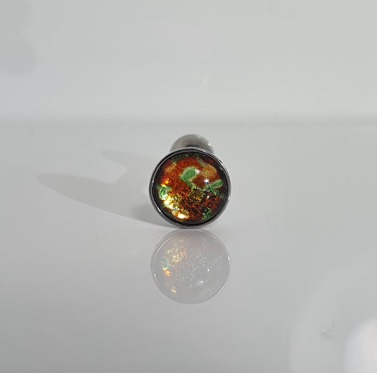 Amber Top Tongue Barbell