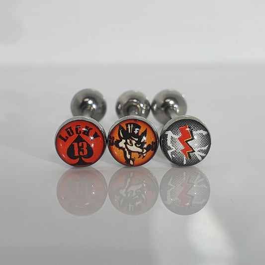 Assorted Picture Tongue Barbells