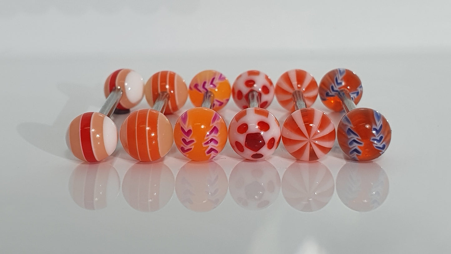 Orange Tongue Barbells