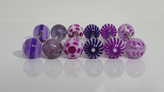 Purple Tongue Barbells