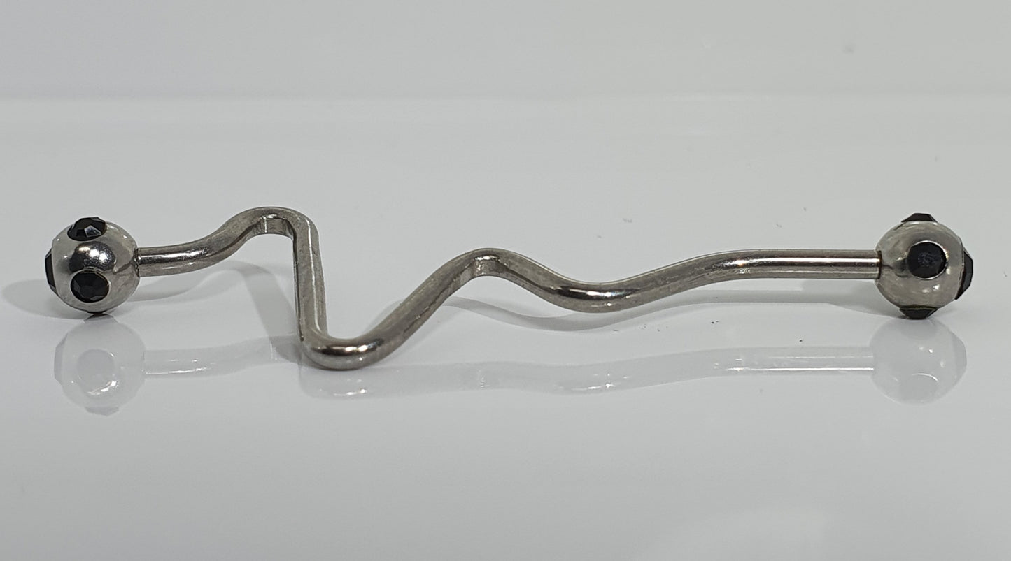 Squiggly Industrial Barbell - 3 styles