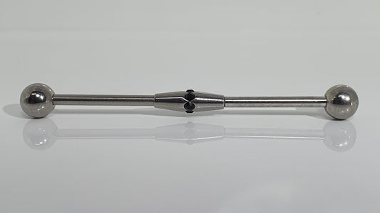 Black Crystal Industrial Barbell