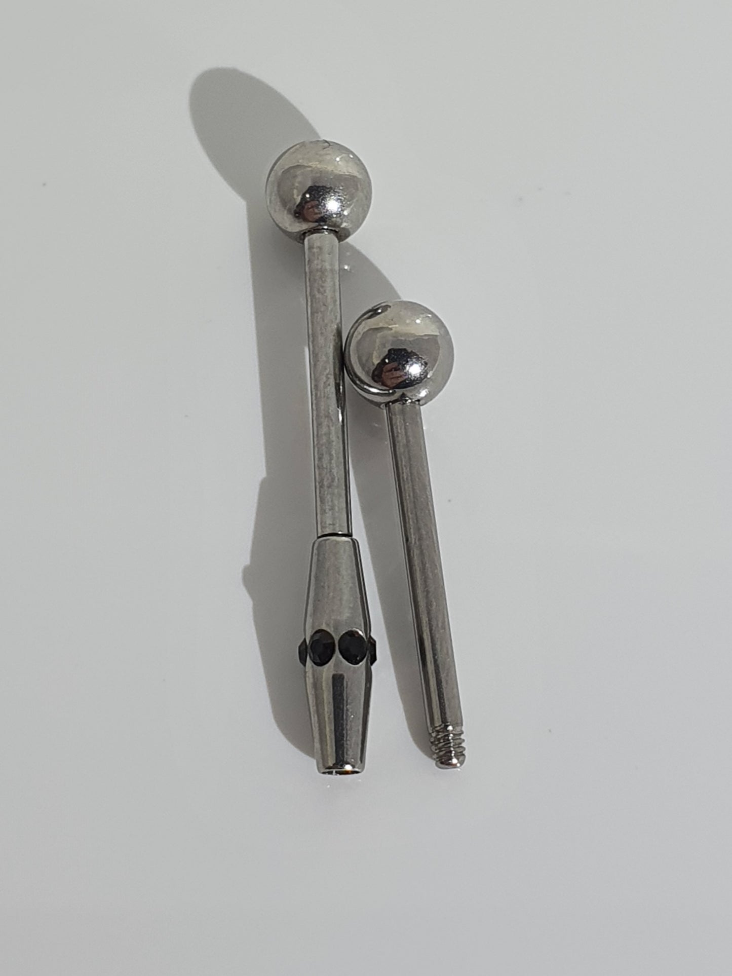 Black Crystal Industrial Barbell