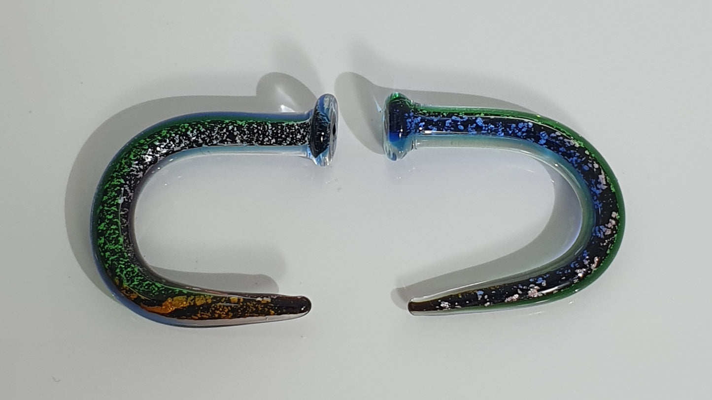 Glass Ear Curl with Stopper