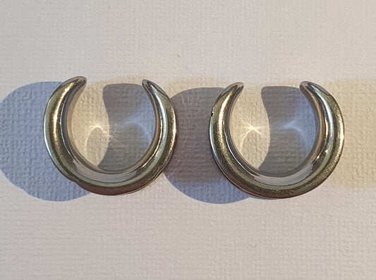 Ear Saddles - silver, black & rose gold