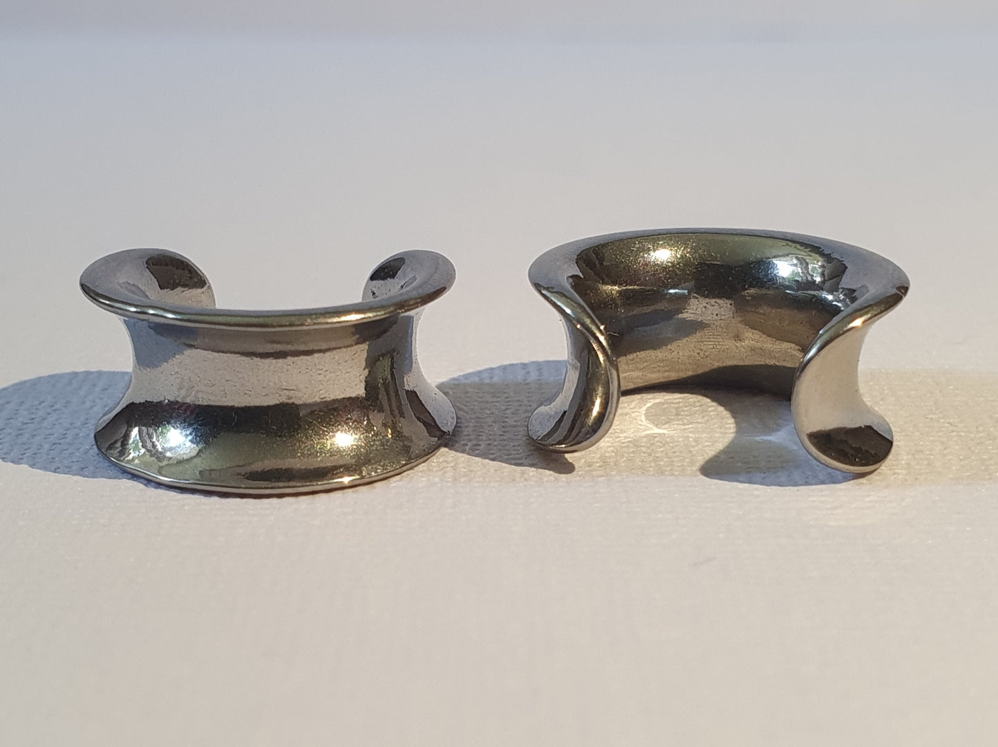 Ear Saddles - silver, black & rose gold