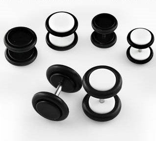 Fake Plug Earring - Acrylic