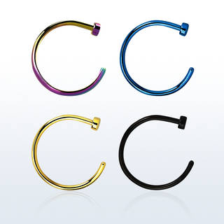 Open Ring (SS, Black, Gold) - 0.8mm