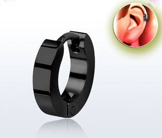 Black Helix Ear Cuff - small