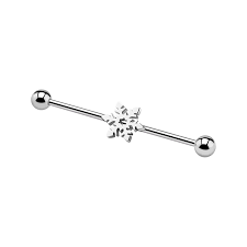Snowflake Industrial Barbell