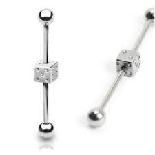 Large Dice Industrial Barbell