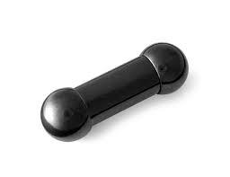 Black PVD Large Gauge Barbell