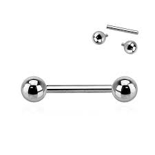 Titanium Internal Thread Barbell 1.6mm(14g)