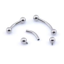 Titanium Internal Thread Curved Barbell 1.6mm(14g)